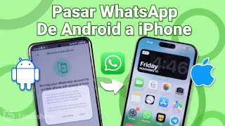 🔥Cómo Pasar WHATSAPP de Android a iPhone  3 Mejor Método iOS 18 [upl. by Aihsotan]