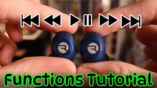 How to Use the Functions on Raycon Everyday Earbuds [upl. by Elitnahc]