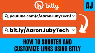 How To Shorten And Customize Links Using Bitly URL Shortener [upl. by Estus298]