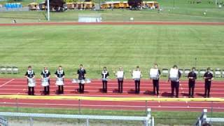 Sherburne Pageant of Bands  ECS Drum Line Cadance 2009 [upl. by Mchail251]