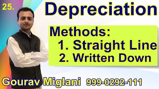 Depreciation Methods  Straight Line Method of Depreciation Written Down Value Method  Accounting [upl. by Nwahsyt261]