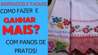 O segredo dos barrados artesanais Aumente seus lucros com panos de pratos [upl. by Yesiad176]