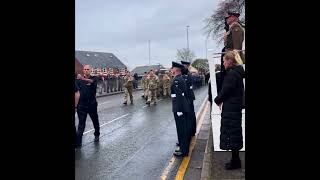 Honoring Heroes Sutton in Ashfield Remembrance Parade 2023 [upl. by Enitsuj]