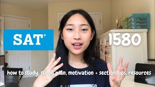 how to get a 1500 on the SAT  how to study study plan motivation  section tips resources 📚 [upl. by Ainotahs]