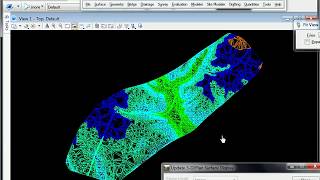 Bentley InRoads V8i Part 2 Create Contour [upl. by Suivatram422]