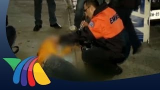 Aficionado es brutalmente golpeado en Monterrey [upl. by Attelrak34]