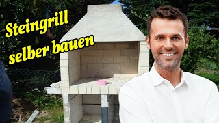 Steingrill selber bauen  Grill selber bauen aus Stein [upl. by Ultann618]