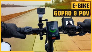 Folding E Bike 20inch Ride  GoPro Hero 9 POV [upl. by Hall]