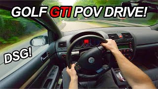 POV Drive in my VW Golf MK5 GTI DSG  20 TURBO 200HP [upl. by Ebarta]