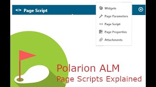 Polarion ALM Tutorial  Using Page Scripts for Custom Reports  Polarion Training 13 [upl. by Einttirb]