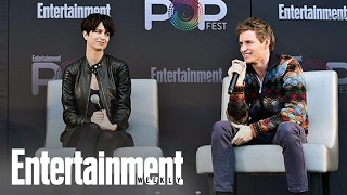 Fantastic Beasts Redmayne amp Waterston Compare Film To Harry Potter  PopFest  Entertainment Weekly [upl. by Katina]