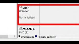 Fix Disk Unknown Not Initialized 100 works without any data lost Failed Drive [upl. by Nessy]