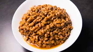 Trini Stewed Black Eyed Peas Recipe [upl. by Jesh530]