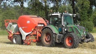 Haring og Brugger baling hay [upl. by Snow]