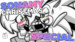 SONAMY CHRISTMAS SPECIAL Sonic Comic Dub [upl. by Nate]