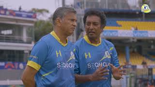 Sixers’ prep on the field before the match against Kandy Falcons [upl. by Ahsikat]