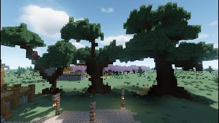 How to build basic mangrove trees in Minecraft  Timelapse [upl. by Selena]