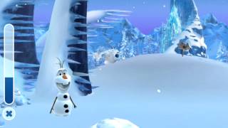 Frozen Olafs Adventures  Winter 2014  Snow Flakes Collection Disney App [upl. by Anilatac]