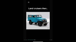 Land Cruisers Then vs Now [upl. by Ocirederf]