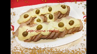 Peceto con salsa crema de aceitunas ÚNICO EN LAS REDES Súper fácil Para no parar de comer D [upl. by Sikko313]