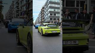 CRAZY LOUD MANTHEY RACING PORSCHE 911 GT3 IN KNOKKEHEIST [upl. by Besnard]