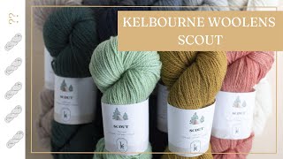 Kelbourne Woolens Scout Yarn Review  Untwisted Threads [upl. by Dressel743]