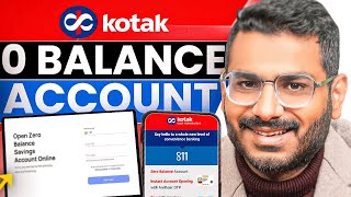 Kotak Mahindra Bank Open Account Zero Balance  Kotak 811 Account Opening Online Zero Balance [upl. by Jehial328]