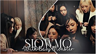 SLOWMOO Twixtor BABYMONSTER 4K Dazed Korea COVER HIGHLIGHTS XOXO [upl. by Strade]