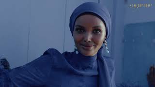 Halima Aden Returns to Vogue via a Stunning Photoshoot in Chefchaouen Morocco  Vogue Arabia [upl. by Atiuqehc128]