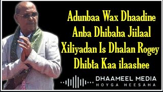 Xasan Aadan Samatar  igu Dheerdiaa  Hees Qaraami Xul ah With Lyrics720PHD [upl. by Auhoj]