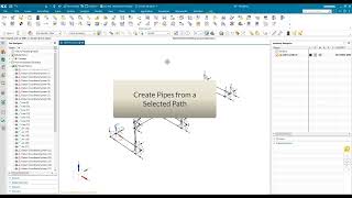 Siemens NX User Development  Dynamic Piping API [upl. by Eelamme]