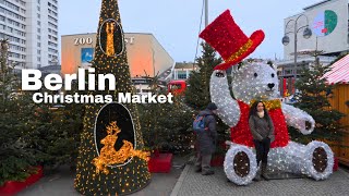 Berlin Christmas Market 2024 in 4K HDR  A Magical Day at Kurfuerstendamm [upl. by Anilesor]