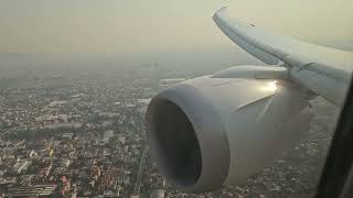 Aeromexico Boeing 7879 Dreamliner landing Mexico City international airport [upl. by Button977]