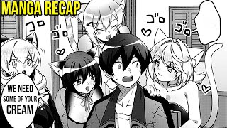 Isekaid Boy Reborn with a Harem of Waifu Cats amp Elves and Building a New Civilization Manga recap [upl. by Margette]