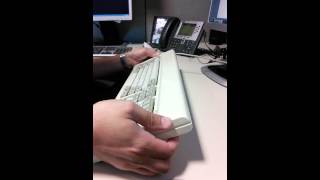 IBM 4704 107 Keyboard Buzzer Demo [upl. by Marketa204]