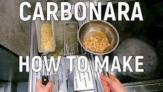 Is it possible to make carbonara quickly and well Step by Step POV [upl. by Arytal635]