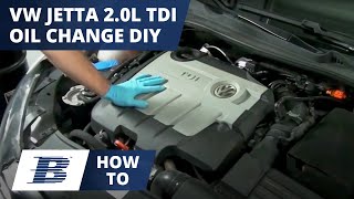 How To Change VW Jetta Oil amp Filter 20 TDI [upl. by Aneelak24]