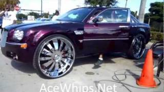 AceWhipsNET C2C Customs Chrysler 300C on 30quot Asantis [upl. by Arnst]