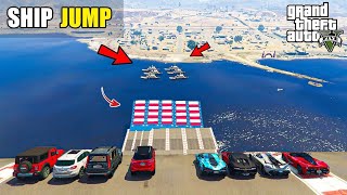 GTA 5 Indian Cars 🔥 Vs Super Cars 💥 Vs Impossible 😱 Ship Jump ⚠️  GTA 5 MODS ☠️ [upl. by Moonier122]