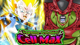 55 TEQ Transforming SSJ Vegeta Vs Cell Max Boss Event Stage 2 Dokkan Battle [upl. by Libove390]