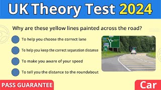 Car Theory Test 2024 licensed by dvsa  UK Theory Test 2024 [upl. by Ekez]