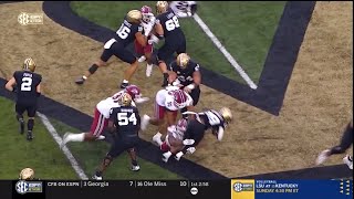 2024 USC vs Vanderbilt  Debo Williams Tackle for Loss [upl. by Ehsiom]