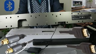 Sony HTX8500 Soundbar Audio Testing and How to Connect To TV With HDMI ARC Optical and Bluetooth [upl. by Maura]