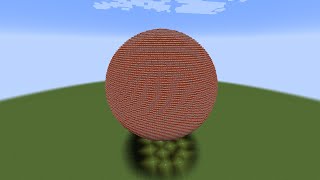 MEGA sphere Minecraft experiment [upl. by Cowie292]