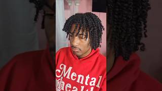 2 Strand Twist to Twist Out Men Natural Hair [upl. by Eimmij]