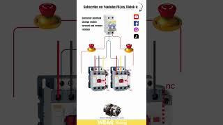 Wiring a Motor with MCB Contactor and Easy Steps contactor accontactor magneticcontactor [upl. by Eimarej]