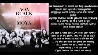 ROM  ENG AoA Black  Moya Lyrics [upl. by Arikihs750]