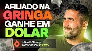 AFILIADO NA GRINGA COMO VENDER EM DÓLAR SENDO AFILIADO [upl. by Janaya]