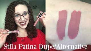 Stila Liquid Lipstick in Patina DupeAlternative [upl. by Hammer]