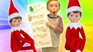 DIY Elf on the Shelf Checklist  DavidsTV [upl. by Gerius317]